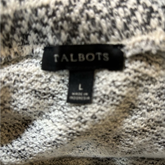 Talbots Gray & White Tunic Size L - Picture 9 of 12